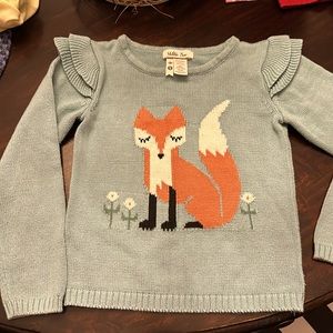 Matilda Jane girls size 6 sweater with fox